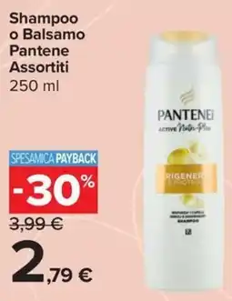 Carrefour Express Shampoo o Balsamo Pantene Assortiti offerta