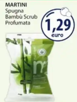 Acqua & Sapone Martini Spugna Bambù Scrub Profumata offerta