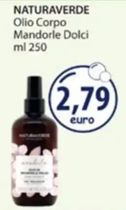 Acqua & Sapone Naturaverde Olio Corpo Mandorle Dolci offerta