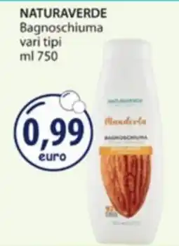 Acqua & Sapone Naturaverde Bagnoschiuma Mandorla offerta