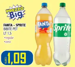 Big Food Fanta - Sprite bibite pet offerta
