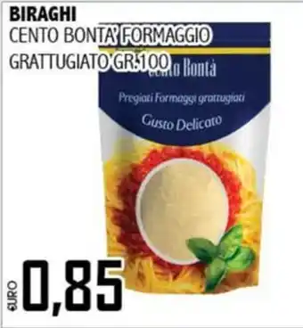 Big Food Cento Bontà formaggio grattugiato offerta