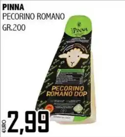 Big Food Pecorino romano dop Pinna offerta
