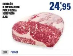 Adhoc Entrecôte di bovino adulto offerta