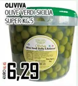 Big Food Oliviva Olive Verdi Sicilia offerta