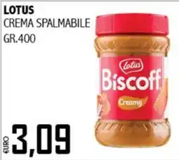 Big Food Lotus crema spalmabile Biscoff offerta