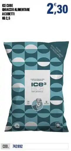 Adhoc Ice3 ghiaccio alimentare a cubetti offerta