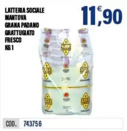 Adhoc Grana Padano Grattugiato Fresco offerta