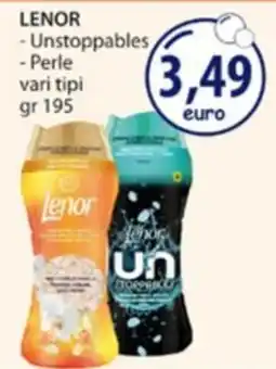 Acqua & Sapone Lenor Unstoppables Perle vari tipi offerta