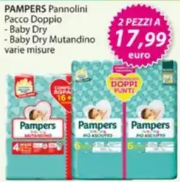 Acqua & Sapone Pampers Pannolini Baby Dry Mutandino offerta