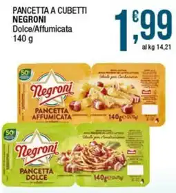 Sidis Pancetta a cubetti Negroni offerta