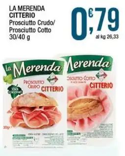Sidis La Merenda Prosciutto Crudo Citterio offerta