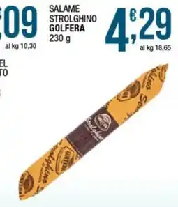 Sidis Salame Strolghino Golf-era offerta
