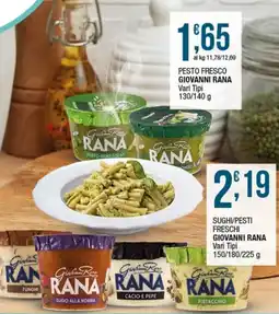 Sidis Pesto fresco Giovanni Rana offerta