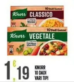 Supermercato Pollio Knorr 10 Dadi Vari Tipi offerta