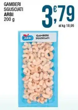Sidis Gamberi sgusciati Arbi offerta