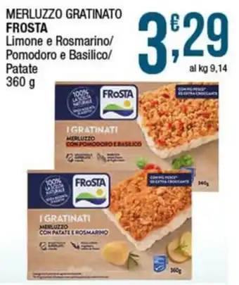 Merluzzo gratinato Frost