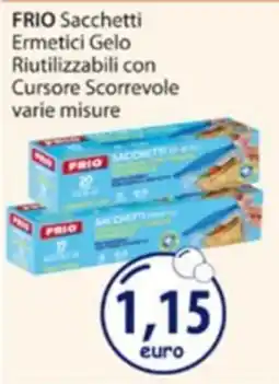 Acqua & Sapone Frio sacchetti ermetici gelo riutilizzabili con cursore scorrevole offerta