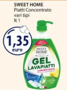 Acqua & Sapone Sweet Home gel lavapiatti concentrato offerta
