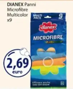 Acqua & Sapone Dianex panni microfibra multicolor offerta