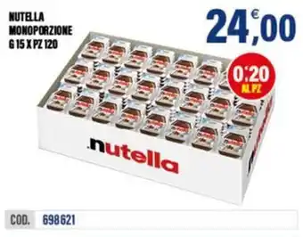 Nutella monoporzione