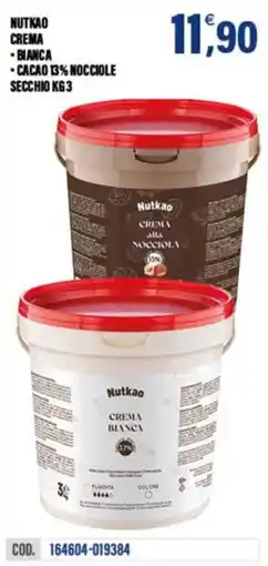 Adhoc Nutkao crema bianca offerta