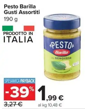 Pesto Barilla Gusti Assortiti