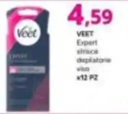 Irys Veet Expert strisce depilatorie viso offerta