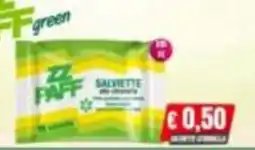 Irys Paff green salviette offerta
