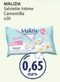 Acqua & Sapone Malizia Salviette Intime Camomilla offerta