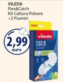 Acqua & Sapone Vileda Flex&Catch Kit Cattura Polvere offerta