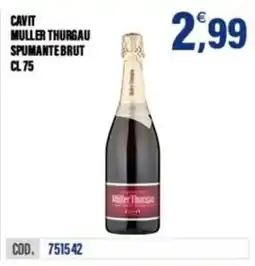 Adhoc Cavit Müller Thurgau Spumante Brut offerta