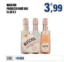 Adhoc Maschio prosecco rosé doc offerta