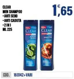 Adhoc Clear men shampoo offerta
