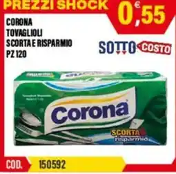 Adhoc Corona tovaglioli offerta