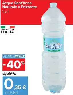 Carrefour Express Acqua Sant'Anna offerta