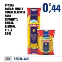 Adhoc Pasta di semola trafile classiche varie Divella offerta