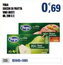 Adhoc Yoga succhi di frutta vari gusti offerta