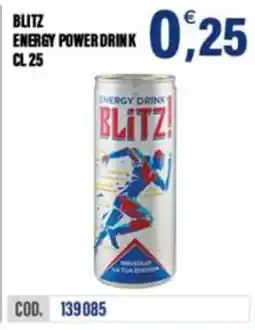 Adhoc Blitz energy power drink offerta