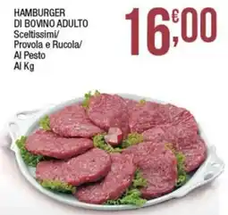 Sidis Hamburger di bovino adulto offerta
