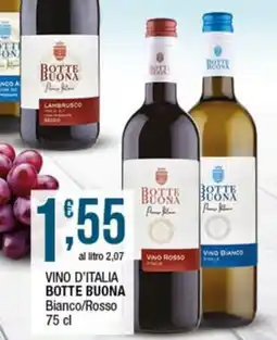 Sidis Vino d'Italia Botte Buona offerta