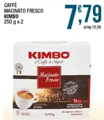 Caffè macinato fresco Kimbo