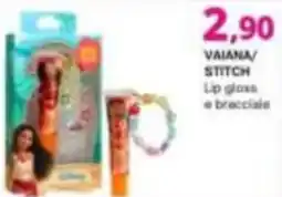 Irys Vaiana/Stitch Lip gloss e bracciale offerta