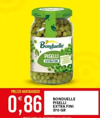 Vantaggio Cash&Carry Bonduelle Piselli Extra Fini offerta