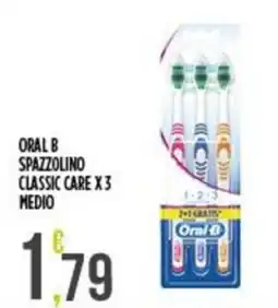 Supermercato Pollio Oral B spazzolino classic care medio offerta