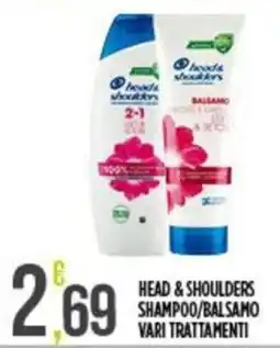Supermercato Pollio Head & Shoulders Shampoo/Balsamo offerta