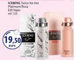 Acqua & Sapone ICEBERG Twice for Her Platinum/Rosa offerta