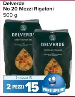 Carrefour Express Delverde No 20 Mezzi Rigatoni offerta