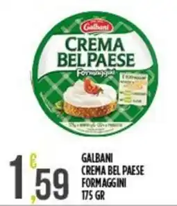 Supermercato Pollio Galbani Crema Bel Paese Formaggini offerta