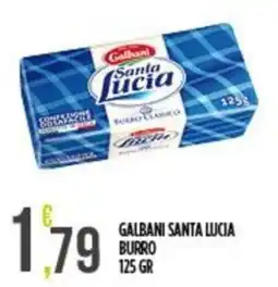 Supermercato Pollio Galbani Santa Lucia burro offerta